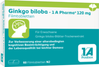 GINKGO BILOBA-1A Pharma 120 mg Filmtabletten